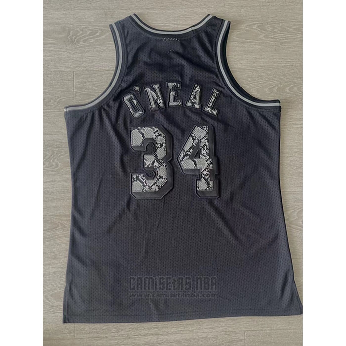 Camiseta Los Angeles Lakers Kobe Bryant #34 Swingman Mitchell & Ness 1996-97 Negro